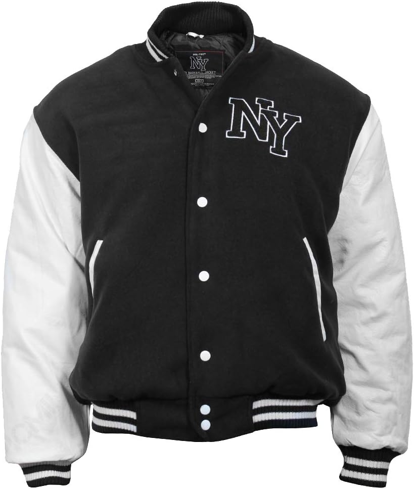 NY BASEBALL JAKNA CRNO/BIJELA