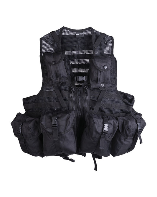 MIL-TEC TAKTIČKI PRSLUK MOD.SYST.(8 DAYS)BLACK