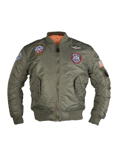 BOMBER JAKNA MA1® DJEČIJA M.ABZ. OLIVE