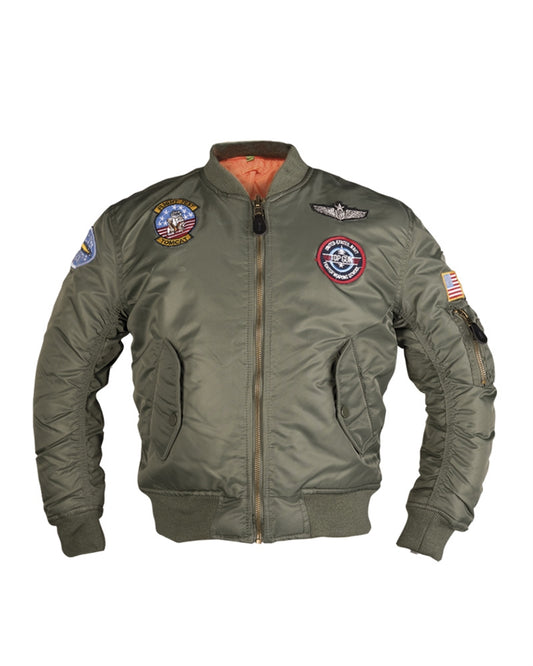 BOMBER JAKNA MA1® DJEČIJA M.ABZ. OLIVE