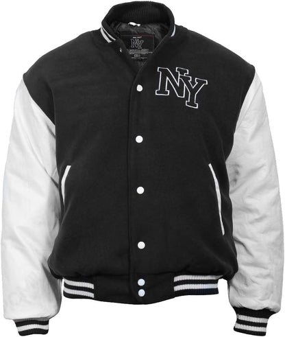 NY BASEBALL JAKNA CRNO/BIJELA