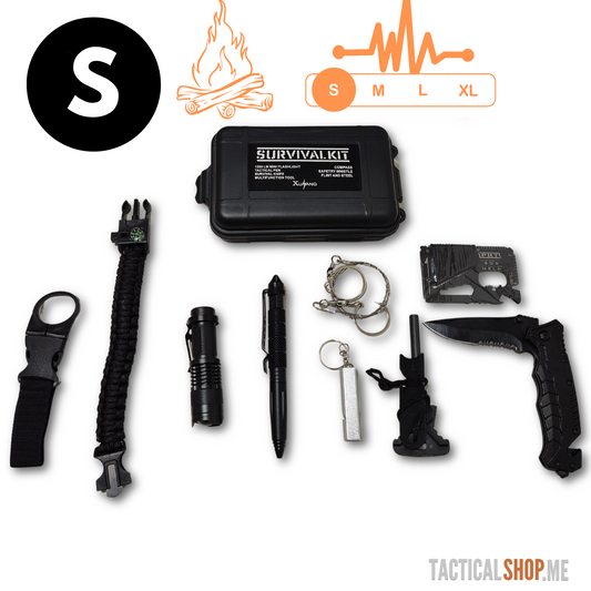SET ZA PREŽIVLJAVANJE SURVIVAL KIT 9 U 1 (S)