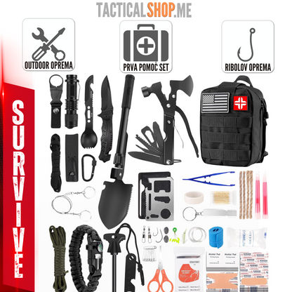 Komplet za preživljavanje TACTICAL SHOP CRNA GORA